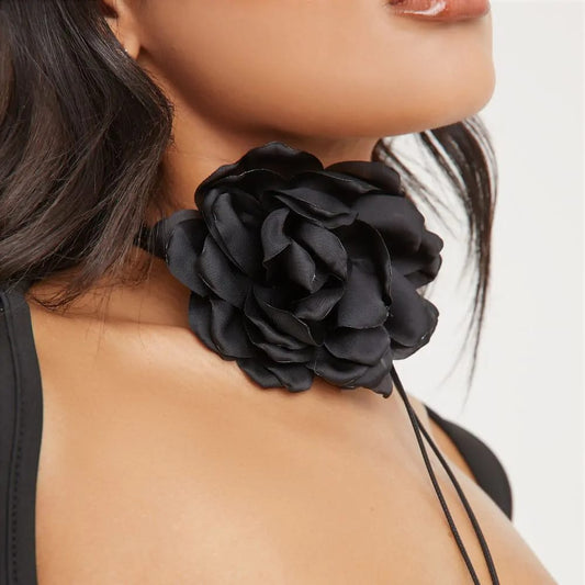 Flower Chocker Plus Size