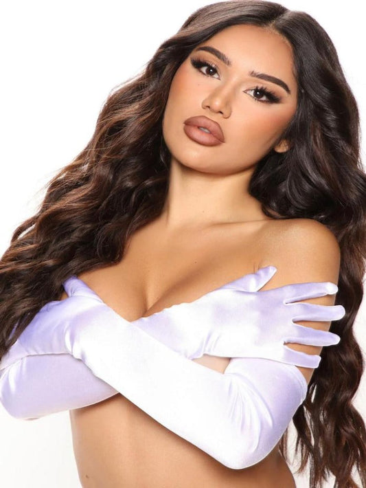 Sexy Satin Gloves