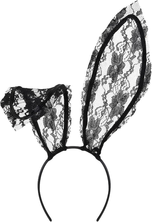 LACE BUNNY HEADBAND-B