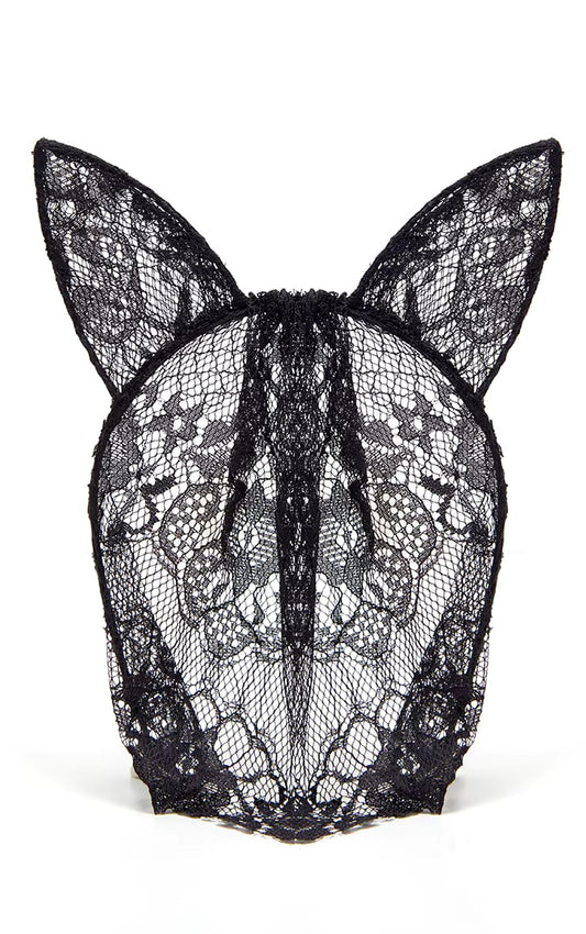 Short Kitty Headband With Veil