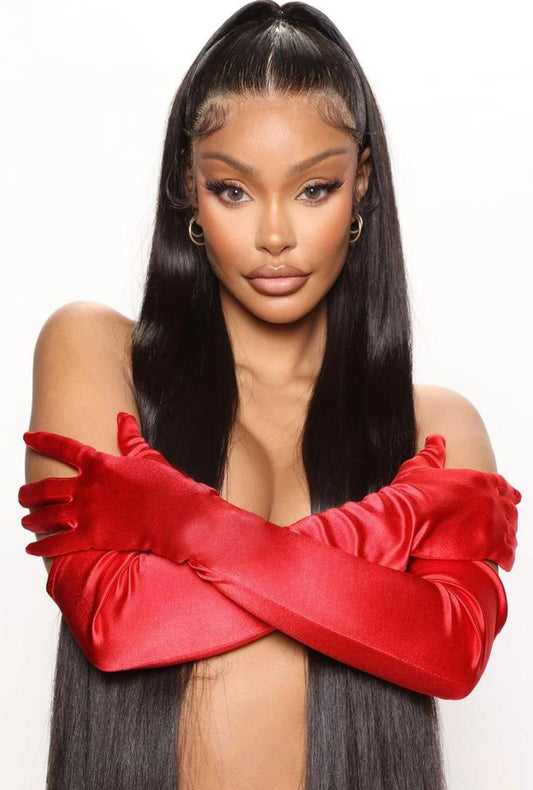 Sexy Satin Gloves