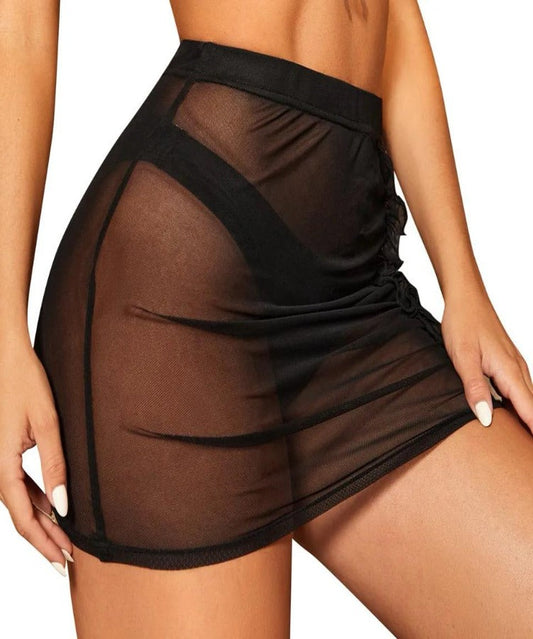 Mesh Skirt Plus Size