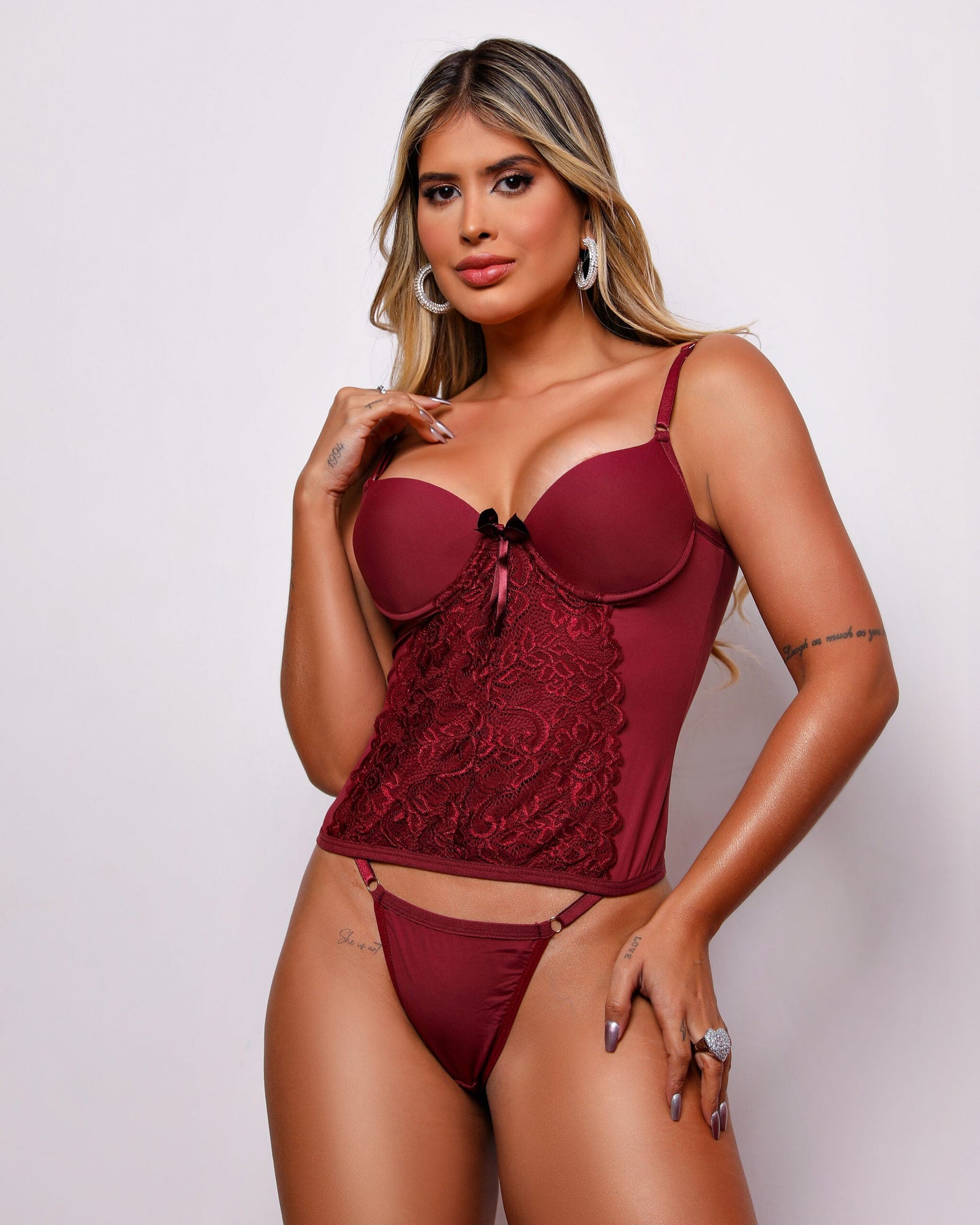 Bustier P-Small / Maroon