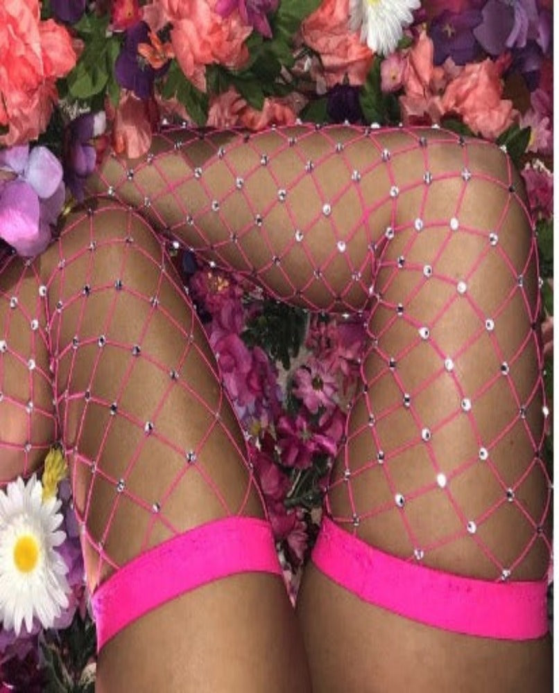Damond Half Leg Free Size / Pink Lingerie