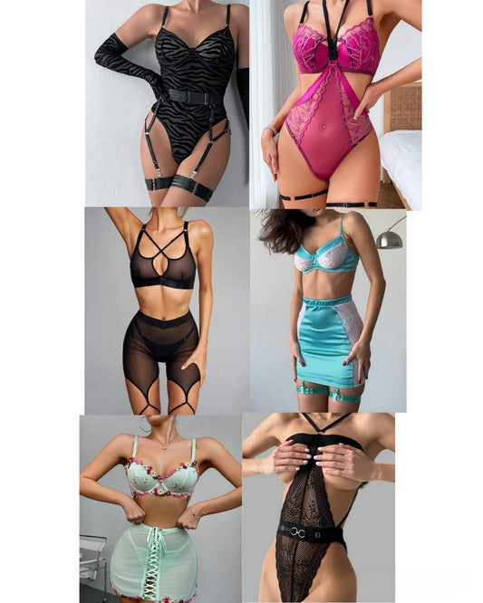6 pcs lingerie ONLY 20 KD I 3