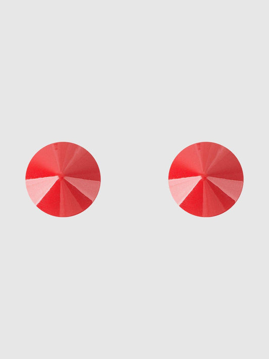 ROUND METAL PASTIES -RED