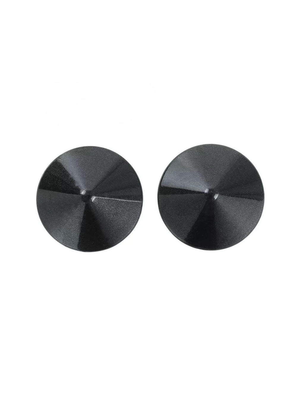 ROUND METAL PASTIES -BLACK