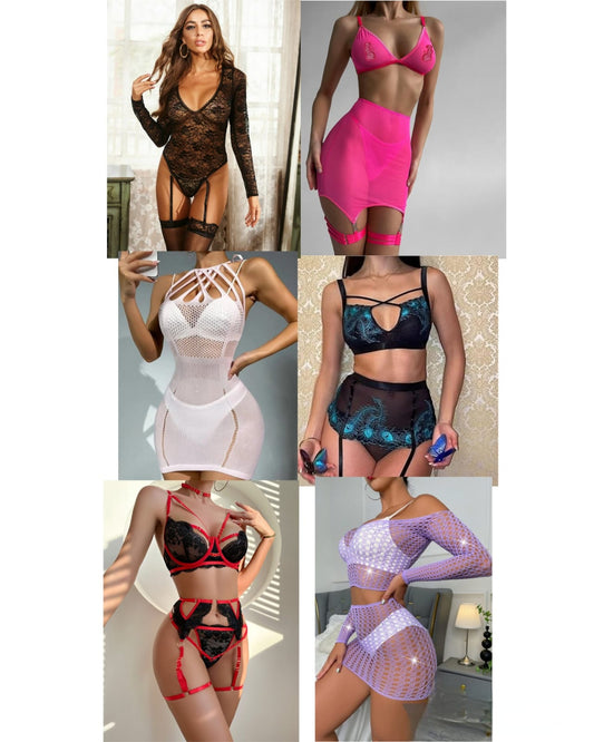 6 pcs lingerie ONLY 20 KD I 1