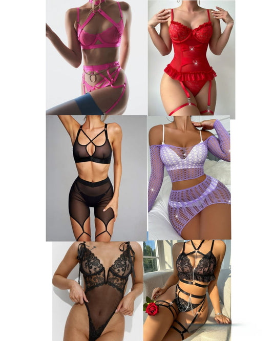 6 pcs lingerie ONLY 20 KD I 2
