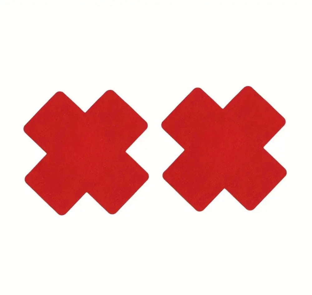 X shape nipple pasties