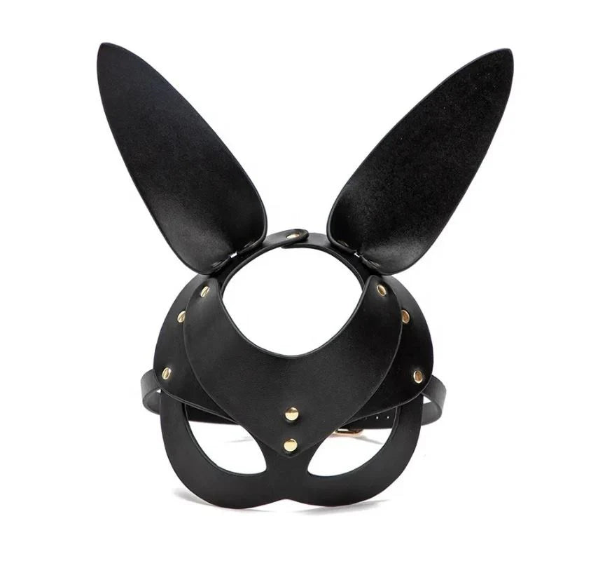 BUNNY MASK LONG - Black